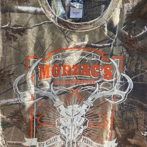 Vintage Y2K Camo Pennsylvania Hunting Club Graphic Long Sleeve Tee